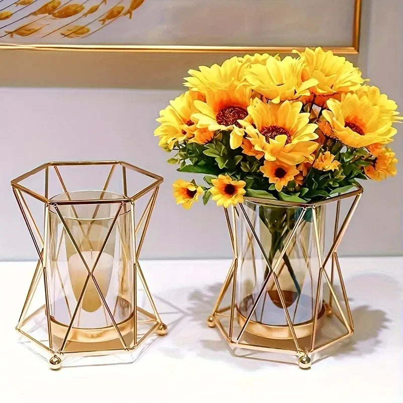 Gold Blumenständer