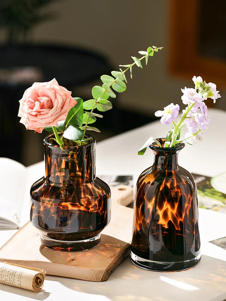 Feroza Leopard Keramikvase