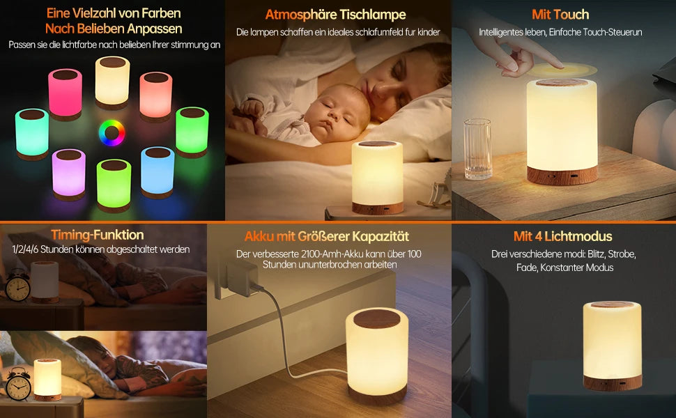 Akéra Nachtlicht Tischlampe