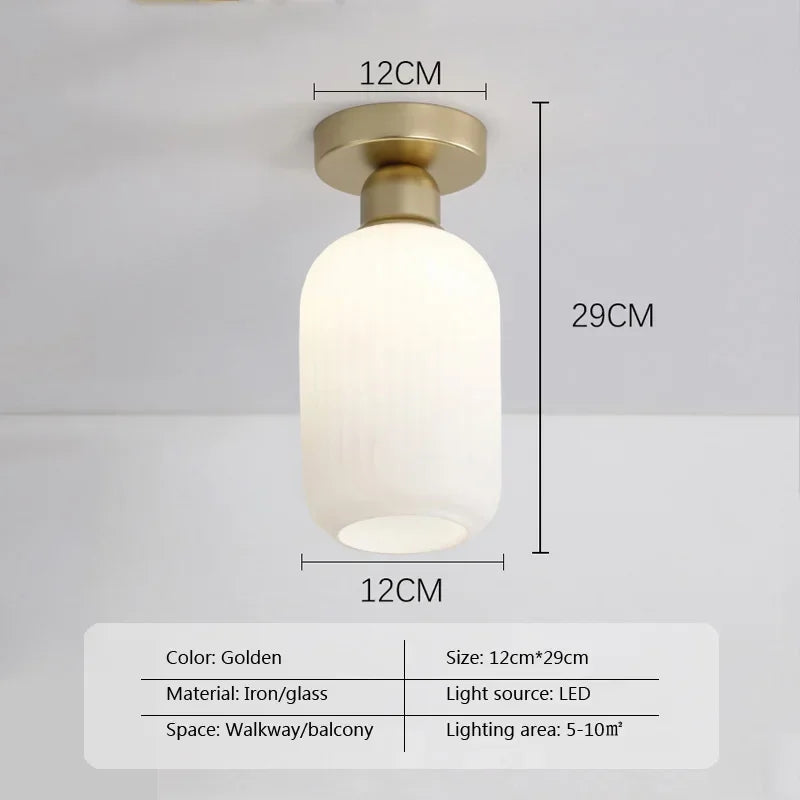 Eloria Glas Deckenleuchte